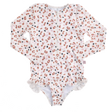 Khaki leopard - Swimsuit Girls Long Sleeves by Swim Essentials