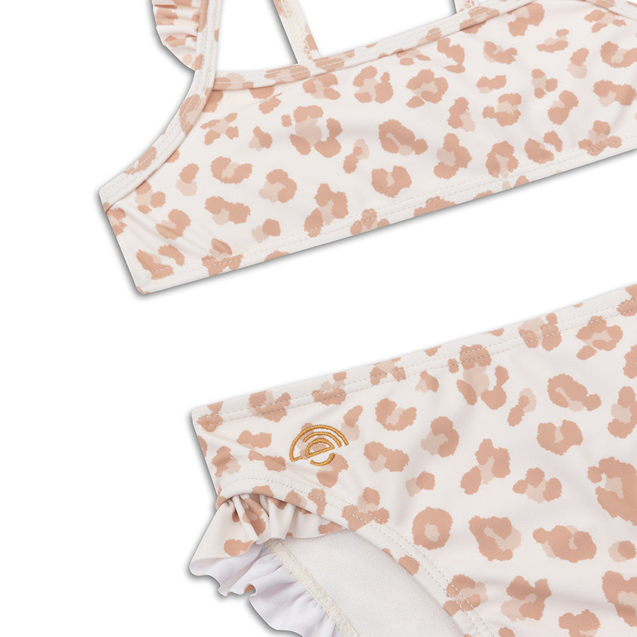 Beige Leopard Bikini swimsuit by Swim Essentials