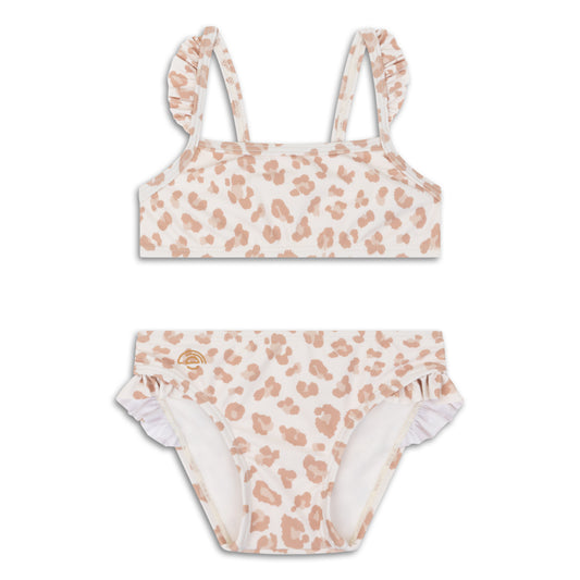 Beige Leopard Bikini swimsuit by Swim Essentials