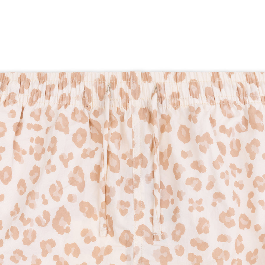 Beige Leopard Girl shorts by Swim Essentials