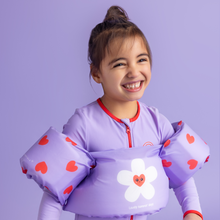 Load image into Gallery viewer, Lila Heart Puddle Jumper 2-6 years by Swim Essentials
