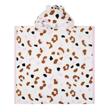 Load image into Gallery viewer, Khaki Panther Print  Poncho 65 x 65 cm by Swim Essentials
