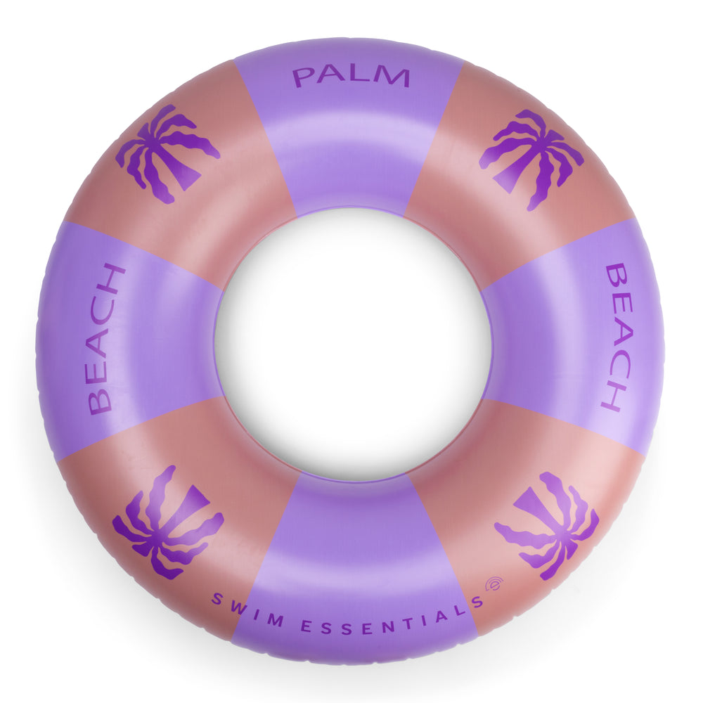 Palm Trees Purple - Swim Ring - 120 cm by Swim Essentials