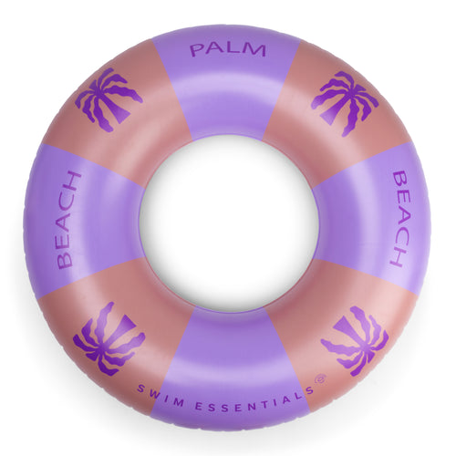 Palm Trees Purple - Swim Ring - 120 cm by Swim Essentials