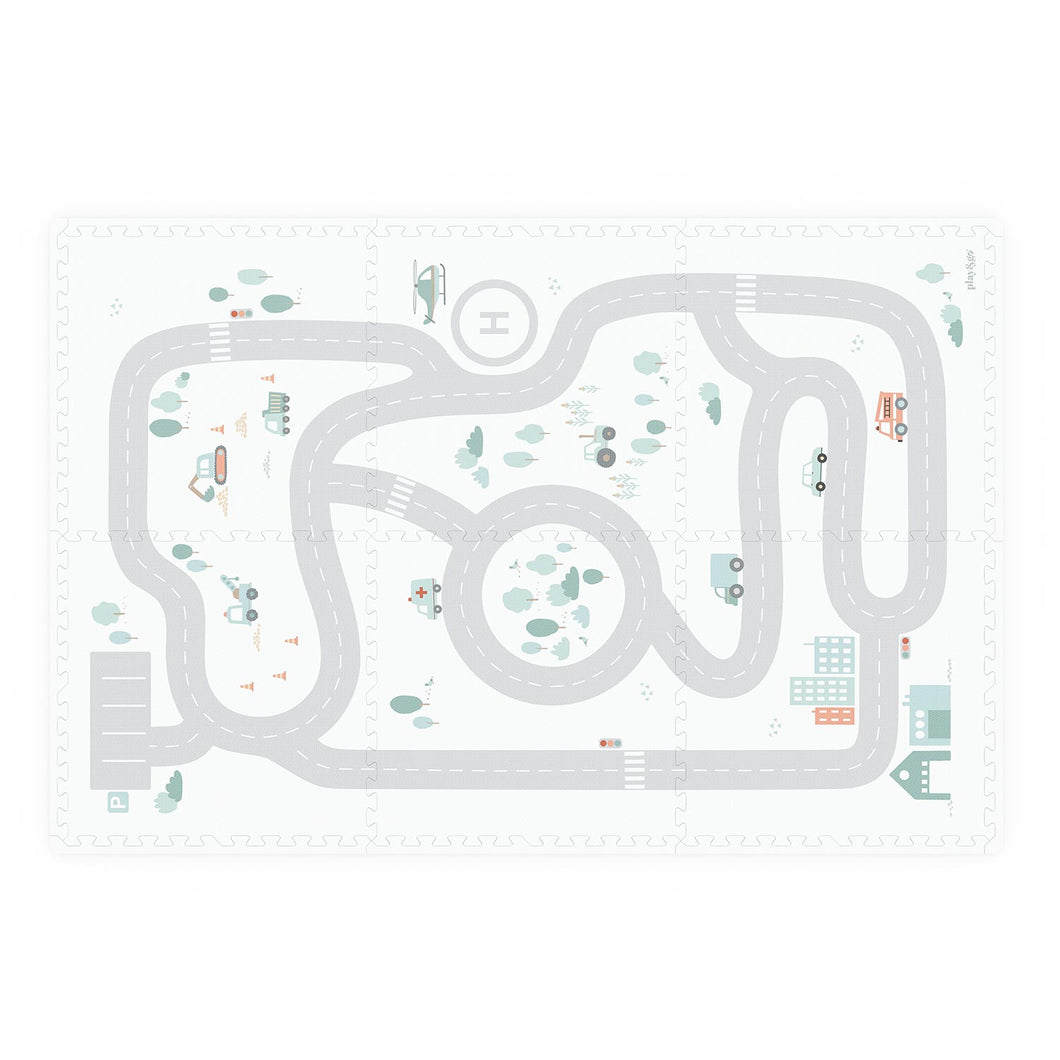Roadmap/ Icons EVA Puzzle and Play Mat (120 x 180) by Play and Go