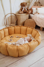 Load image into Gallery viewer, Bloom Organic Playmat and Storage Bag - Yellow Mustard by Play and Go
