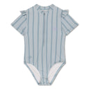Resort stripe - Swimsuit Girls Short Sleeves by Swim Essentials