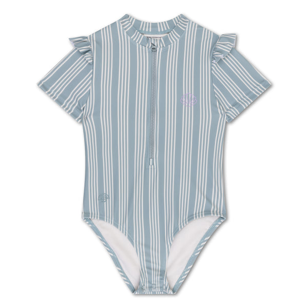 Resort stripe - Swimsuit Girls Short Sleeves by Swim Essentials