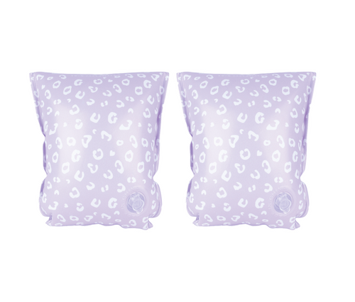 Lila Leopard - Arm Bands - Kids by Swim Essentials