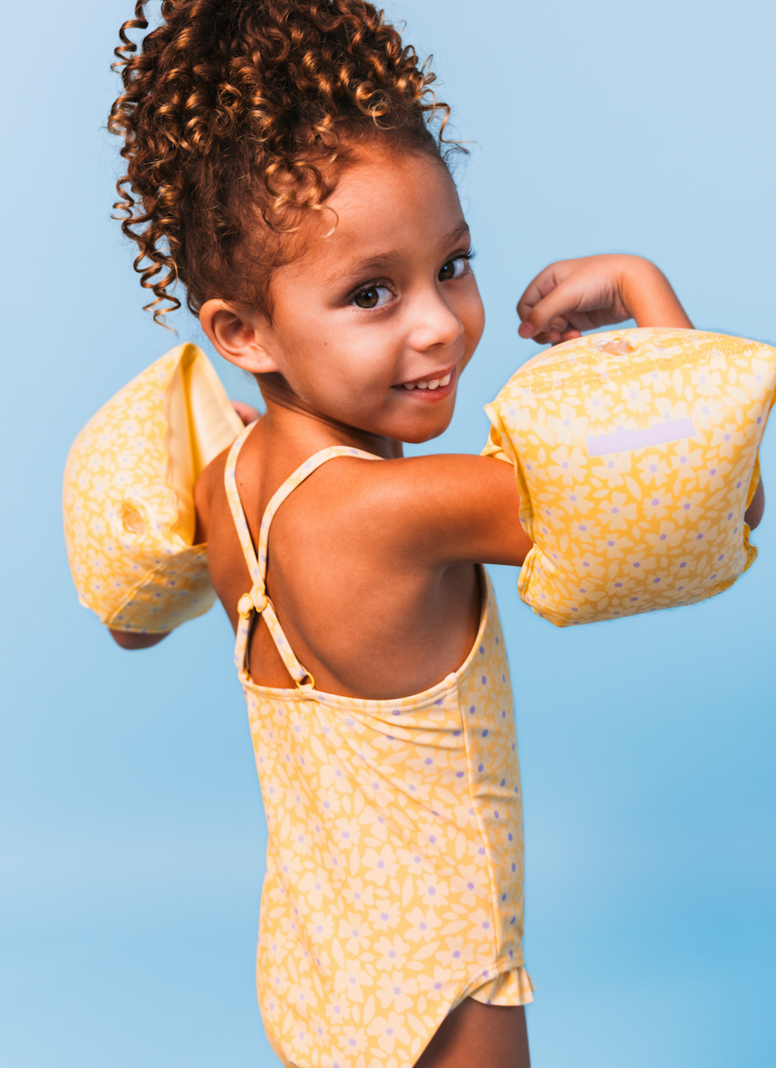 Florish Yellow Swimsuit by Swim Essentials