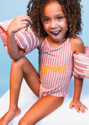 Boldlines Red - Swimsuit by Swim Essentials