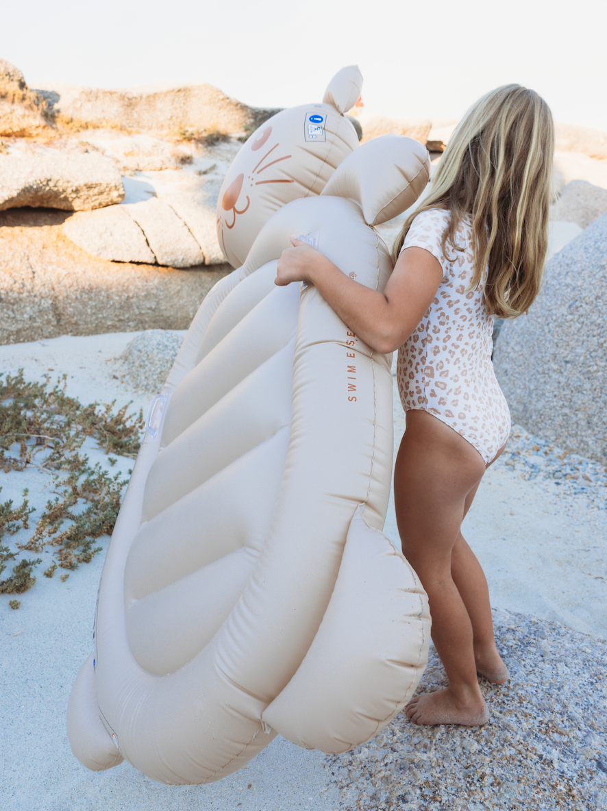 Brown Leopard Animal Lie-on Float by Swim Essentials