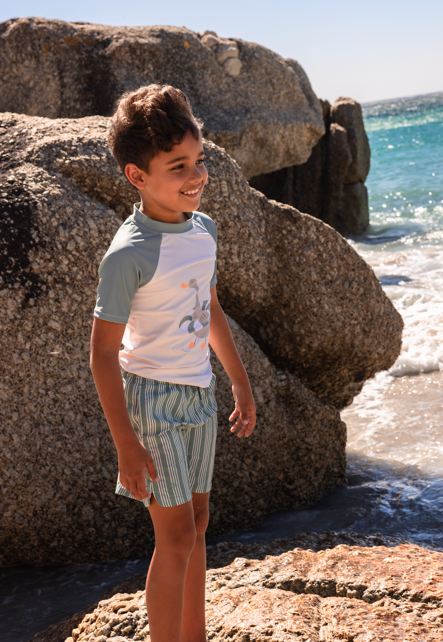 Resort Stripe shorts by Swim Essentials