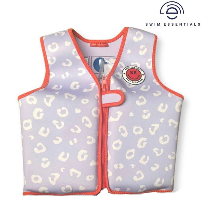 Lila Leopard - Swim Vest - Kids by Swim Essentials