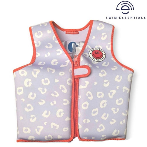 Lila Leopard - Swim Vest - Kids by Swim Essentials