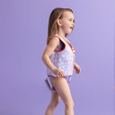 Lila Leopard - Swim Vest - Kids by Swim Essentials