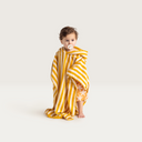Yellow Striped - Poncho by Swim Essentials