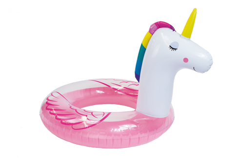 Transparant Unicorn - Swim Ring - 104 cm by Swim Essentials