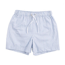 Load image into Gallery viewer, Light blue striped swim shorts by Swim Essentials
