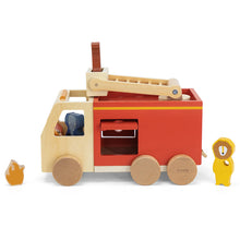 Load image into Gallery viewer, Wooden Fire Truck - Red by Trixie

