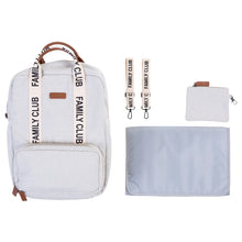 Load image into Gallery viewer, Signature Canvas Family Club Backpack - Off White - Childhome
