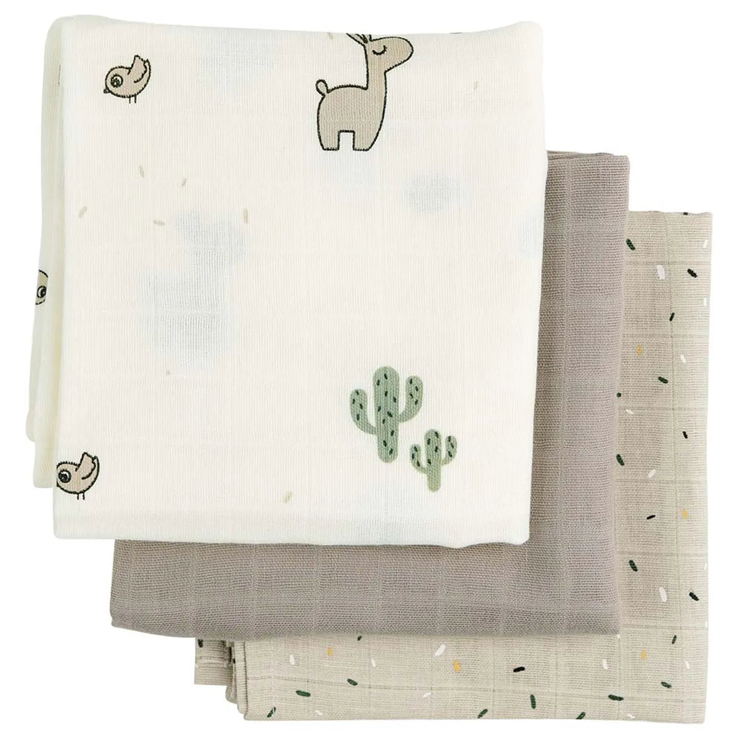 GOTS Burp Cloth - Pack of 3 - Lalee by Done by Deer