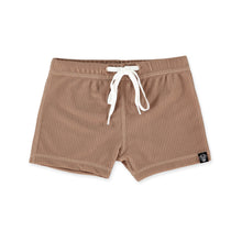 Load image into Gallery viewer, TROPICOOL SS24 - CHOCOLATE RIBBED Swimshorts
