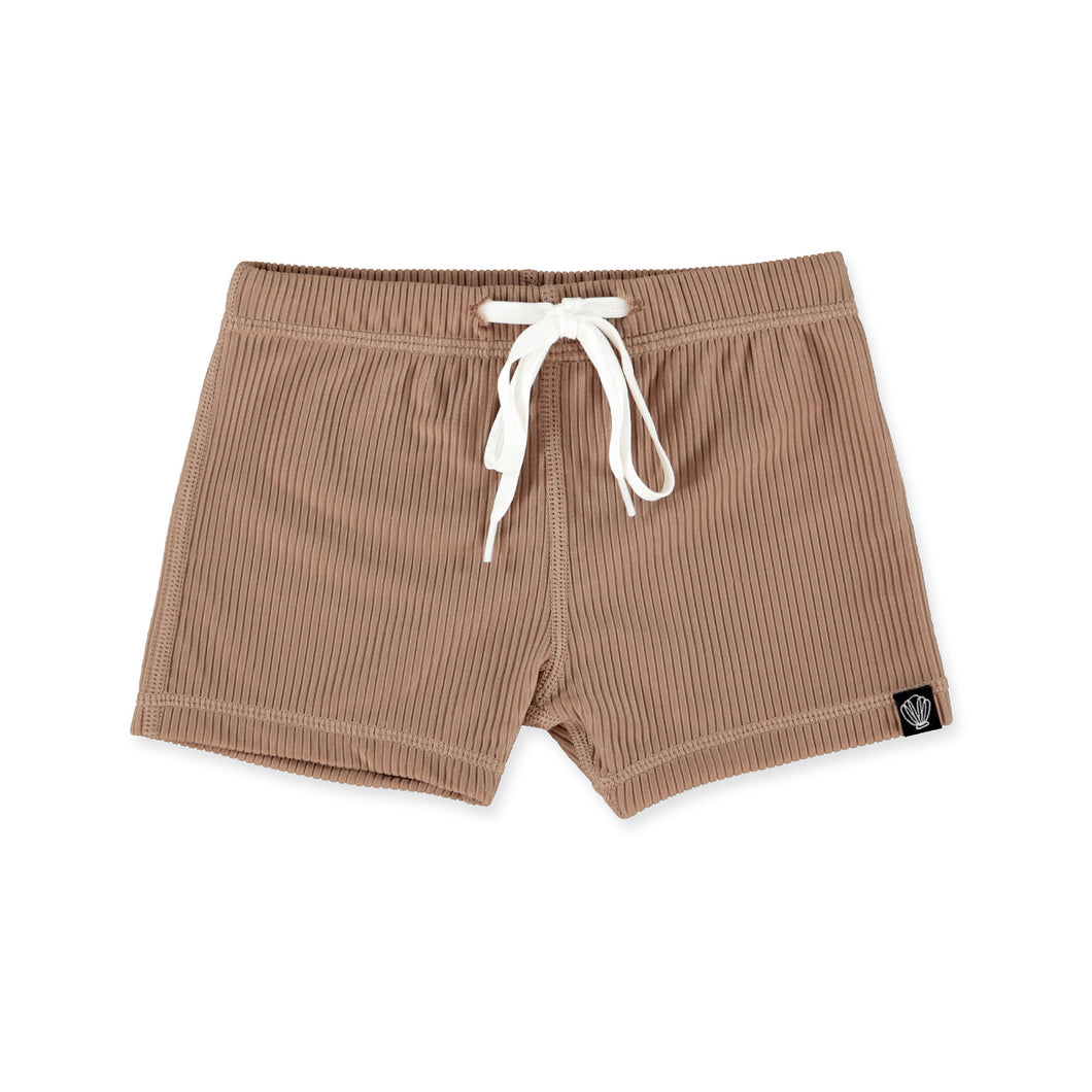 TROPICOOL SS24 - CHOCOLATE RIBBED Swimshorts