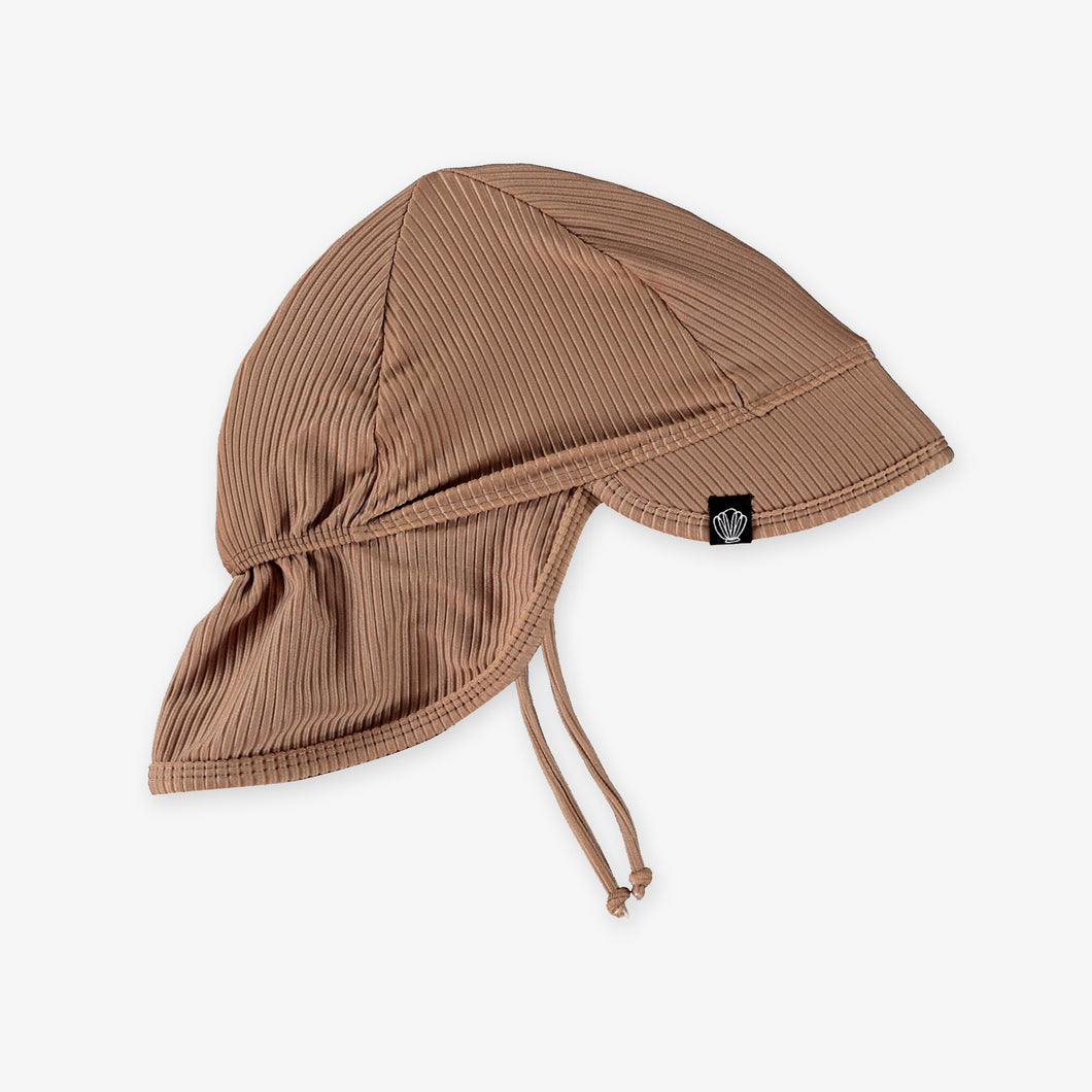 TROPICOOL SS24 - CHOCOLATE RIBBED Sun Hat (UPF50+)