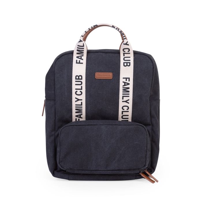 Signature Canvas Family Club Backpack - Black - Childhome