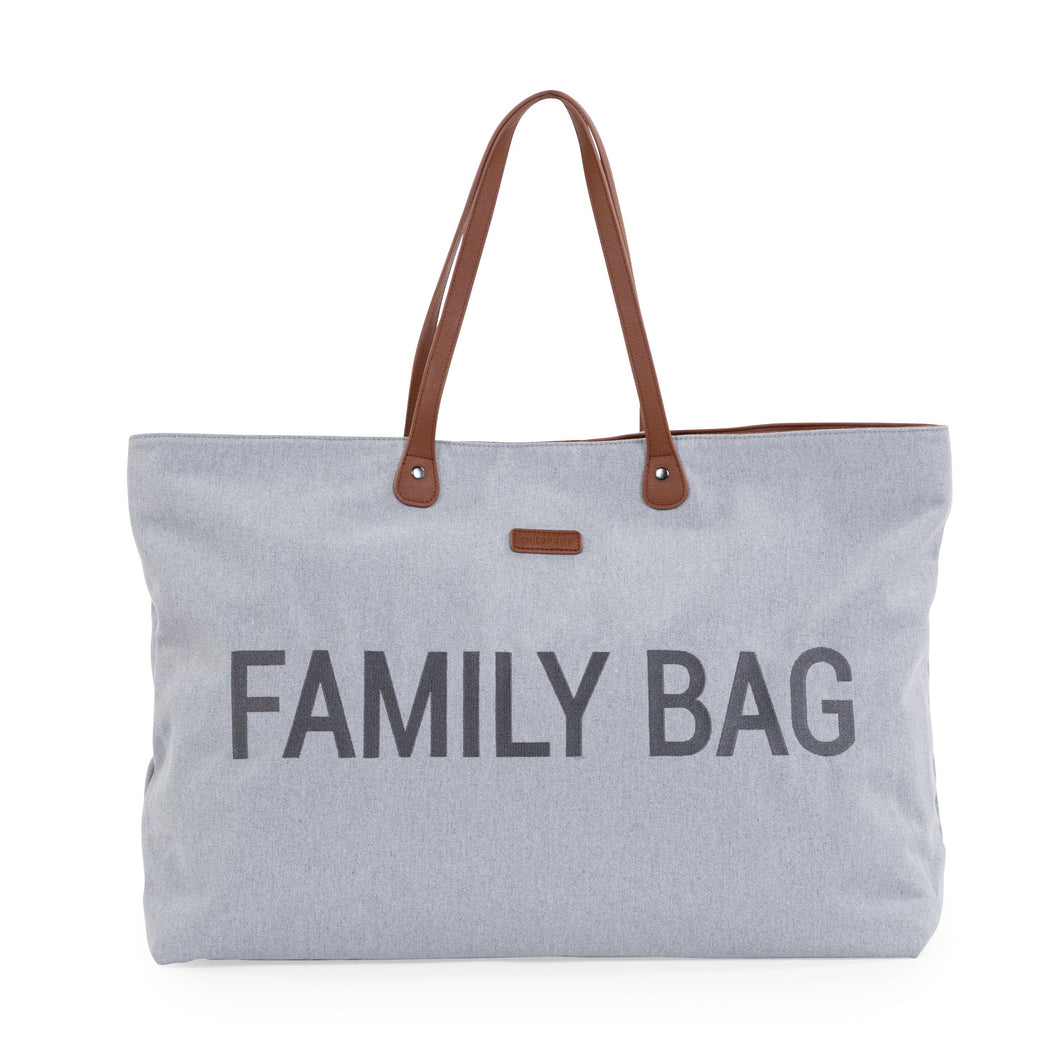 FAMILY BAG NURSERY BAG - CANVAS GREY - by Childhome