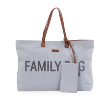 Load image into Gallery viewer, FAMILY BAG NURSERY BAG - CANVAS GREY - by Childhome

