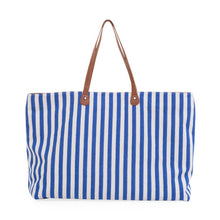 Load image into Gallery viewer, Family Bag Electric stripes blue/ light blue by Childhome
