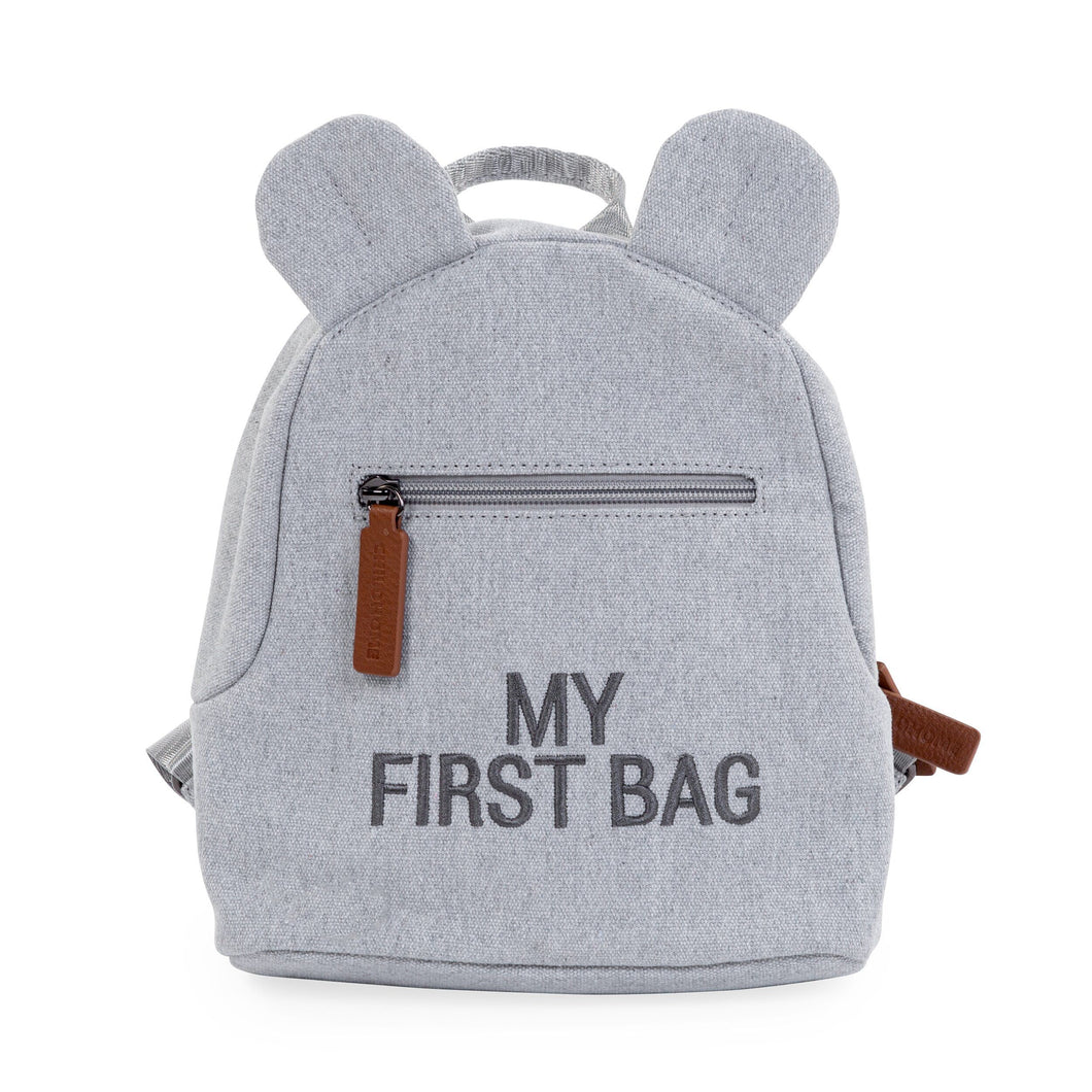 My First Bag Children's Backpack - Canvas Grey - by Childhome