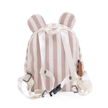 Load image into Gallery viewer, MY FIRST BAG CHILDREN&#39;S BACKPACK - STRIPES - NUDE/TERRACOTTA by Childhome
