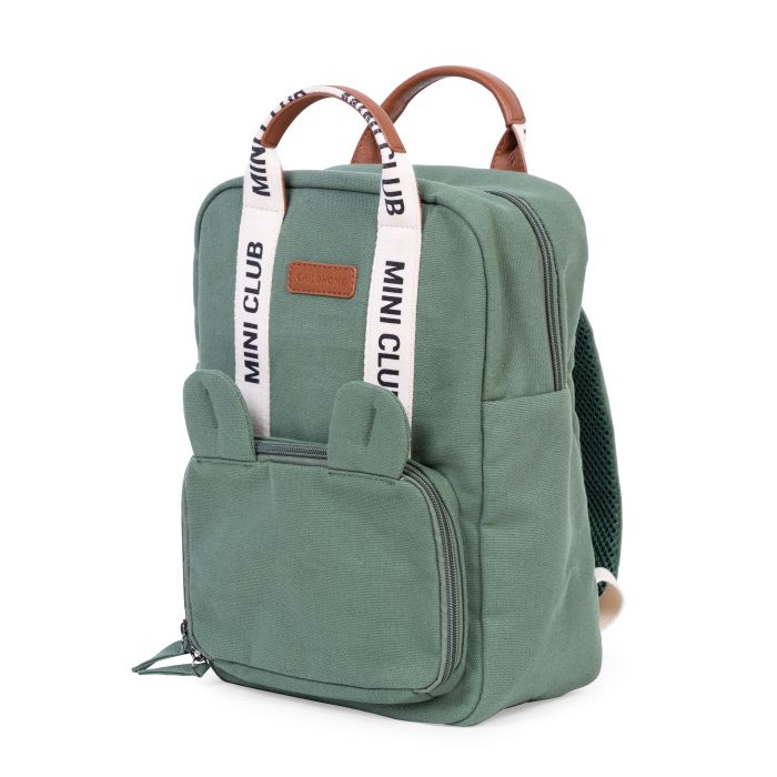 MINI CLUB KIDS BACKPACK - SIGNATURE - CANVAS - GREEN by Childhome