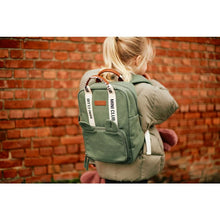 Load image into Gallery viewer, MINI CLUB KIDS BACKPACK - SIGNATURE - CANVAS - GREEN by Childhome
