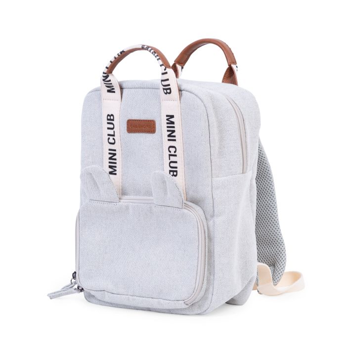 MINI CLUB KIDS BACKPACK - SIGNATURE - CANVAS - OFF WHITE Childhome