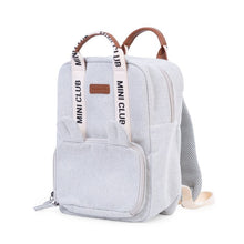 Load image into Gallery viewer, MINI CLUB KIDS BACKPACK - SIGNATURE - CANVAS - OFF WHITE Childhome
