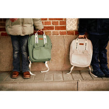 Load image into Gallery viewer, MINI CLUB KIDS BACKPACK - SIGNATURE - CANVAS - OFF WHITE Childhome
