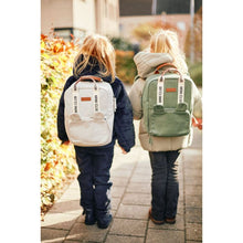 Load image into Gallery viewer, MINI CLUB KIDS BACKPACK - SIGNATURE - CANVAS - OFF WHITE Childhome
