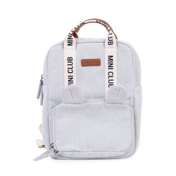 MINI CLUB KIDS BACKPACK - SIGNATURE - CANVAS - OFF WHITE Childhome