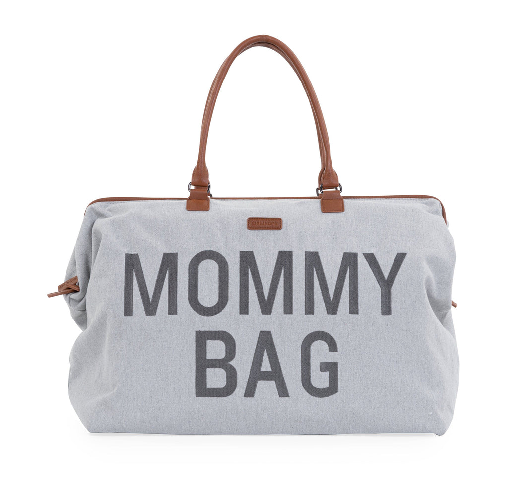 MOMMY BAG NURSERY BAG - CANVAS - GREY- by Childhome