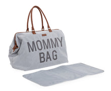 Load image into Gallery viewer, MOMMY BAG NURSERY BAG - CANVAS - GREY- by Childhome
