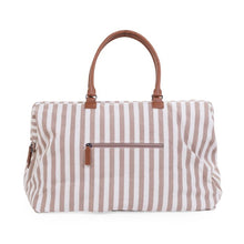 Load image into Gallery viewer, MOMMY BAG ® NURSERY BAG - STRIPES - NUDE/TERRACOTTA by Childhome
