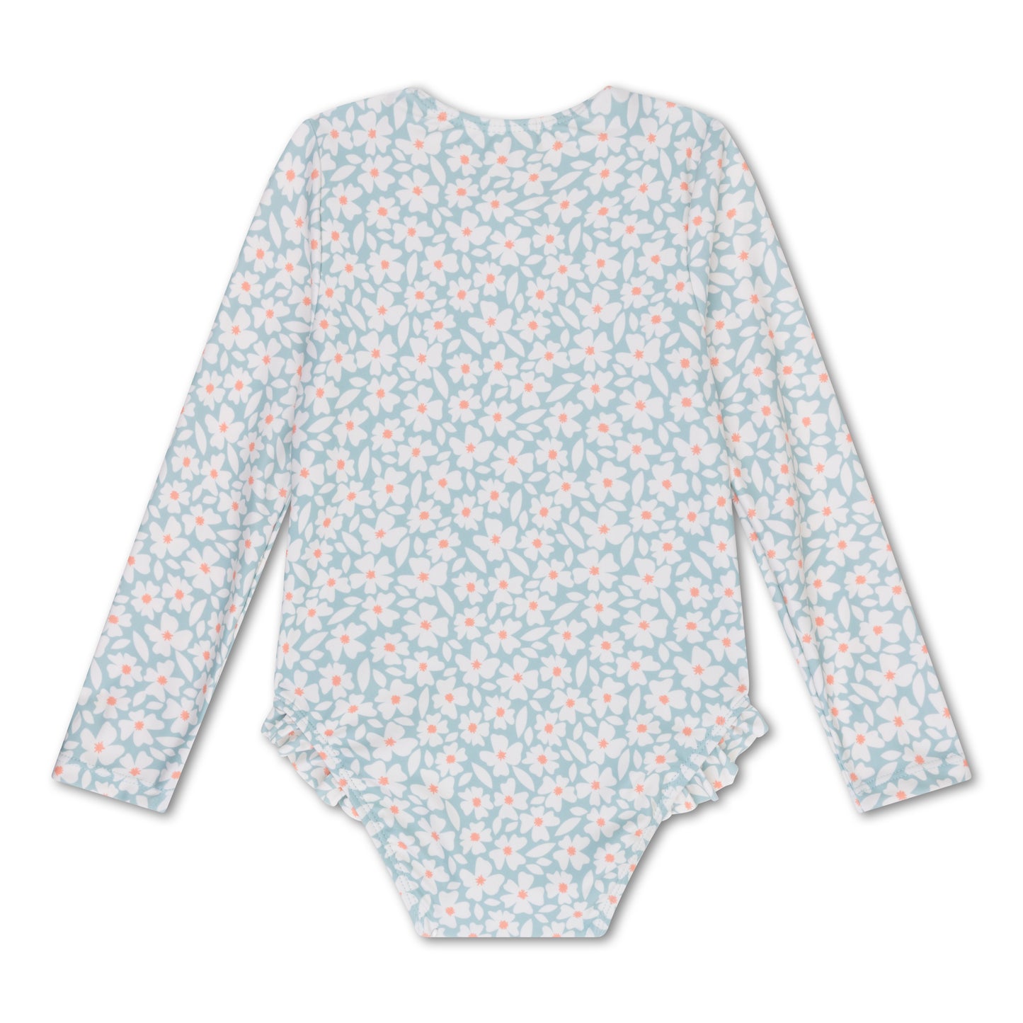 Florish Green Swimsuit girl long sleeves by Swim Essentials
