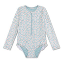Florish Green - Swimsuit Girls Long Sleeves by Swim Essentials
