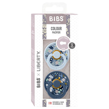 Load image into Gallery viewer, Bibs - Liberty Camomile Lawn Latex Pacifier S2 - Pack Of 2
