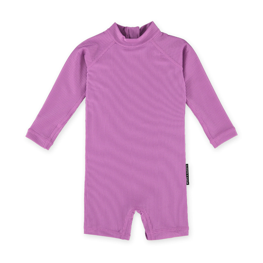 TROPICOOL SS24 - ORCHID RIBBED Baby Swimsuit