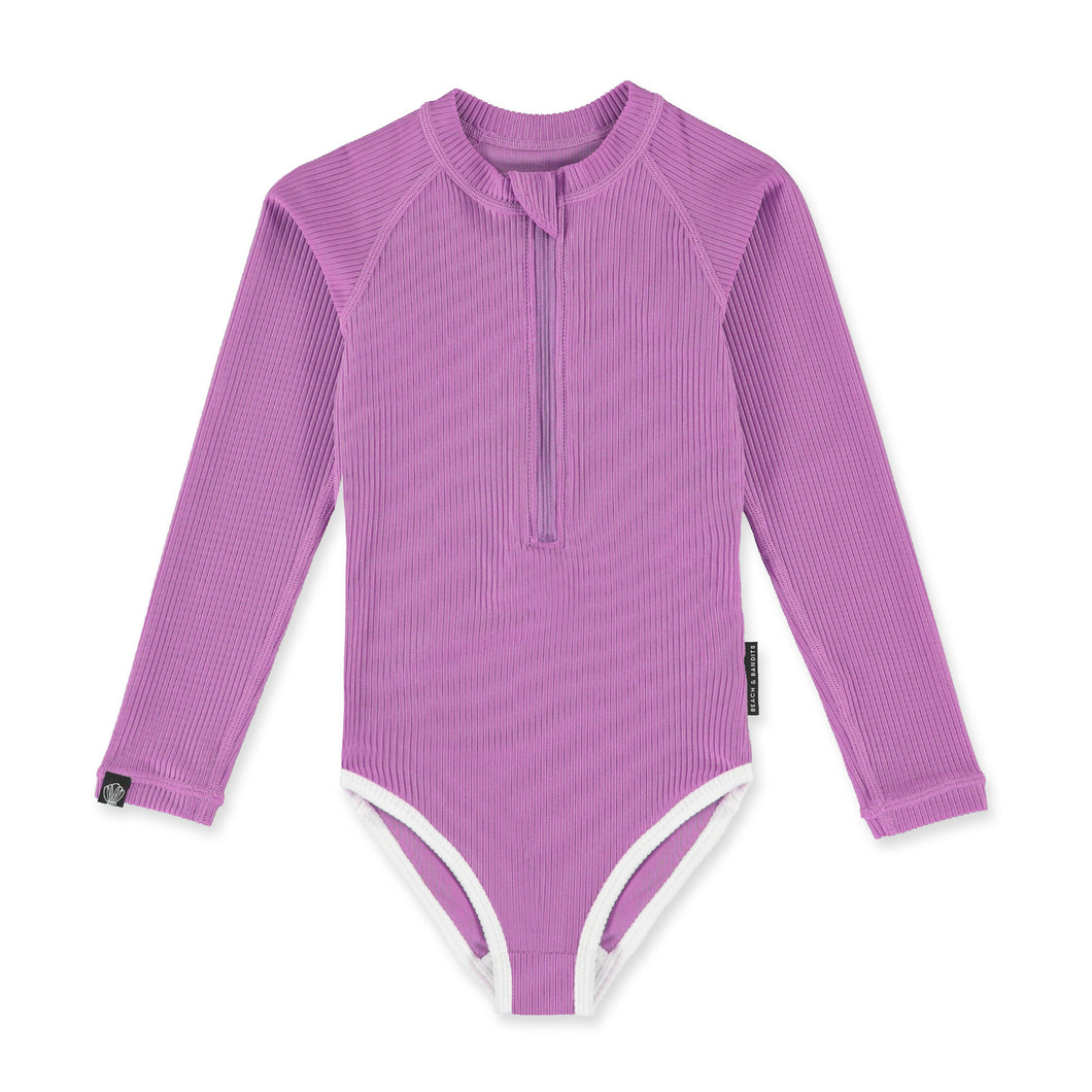 TROPICOOL SS24 - ORCHID RIBBED Swimsuit